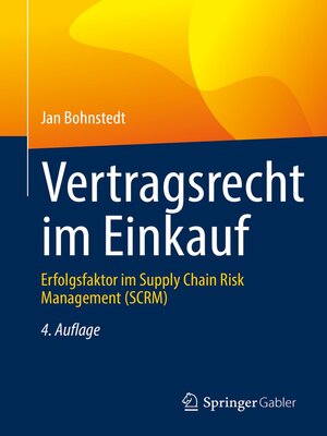 cover image of Vertragsrecht im Einkauf